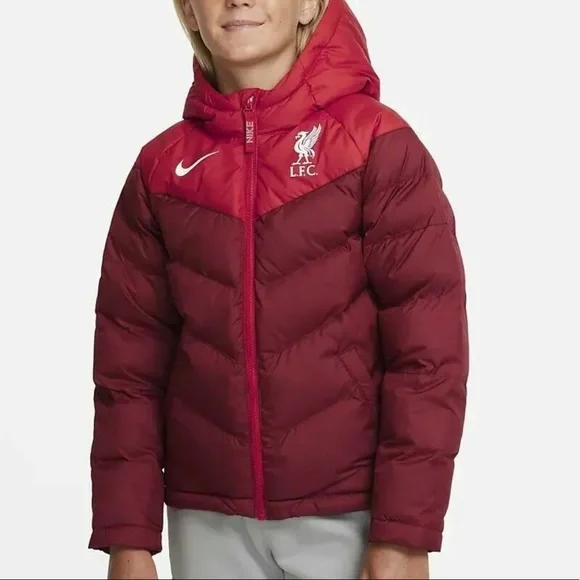 Nike Kid’s Liverpool FC Synthetic-Fill Jacket Puffer Coat Kids Size Large  medium
